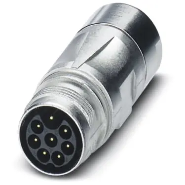 Rabatt Stecker, M17, 9-polig, Crimpanschluss, SPEEDCON-Verriegelung, gerade, 1618741