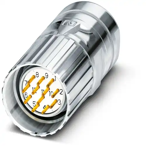 Angebot Stecker, M23, 16-polig, Lötanschluss, Schraubverriegelung, gerade, 1243811