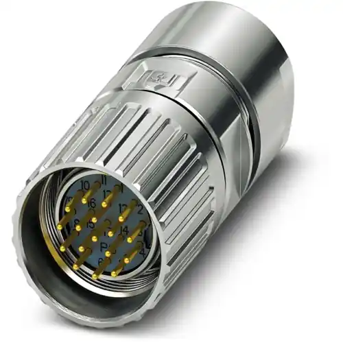 Stecker, M23, 16-polig, Crimpanschluss, Schraubverriegelung, gerade, 1681357 Günstig