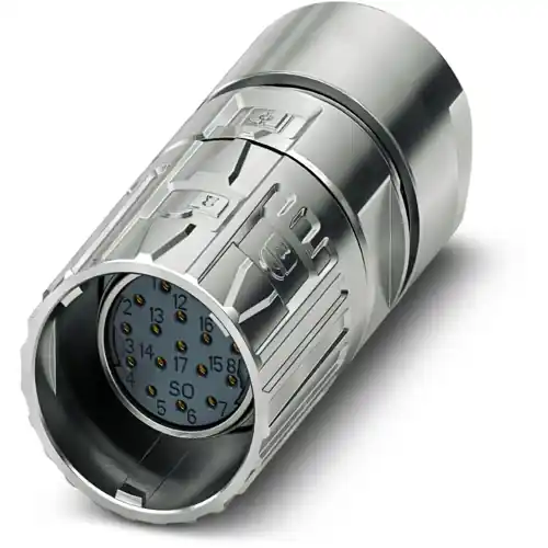 Direkt Vom Hersteller Kupplung, M23, 16-polig, Crimpanschluss, ONECLICK-Schnellverriegelung, gerade, 1681375