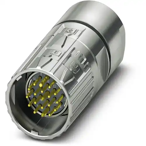 Stecker, M23, 19-polig, Crimpanschluss, ONECLICK-Schnellverriegelung, gerade, 1718398 Sale