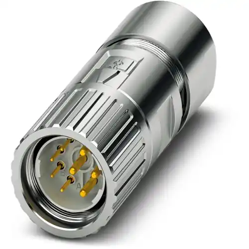 Stecker, M23, 8-polig, Crimpanschluss, Schraubverriegelung, gerade, 1628857 Letzte Chance