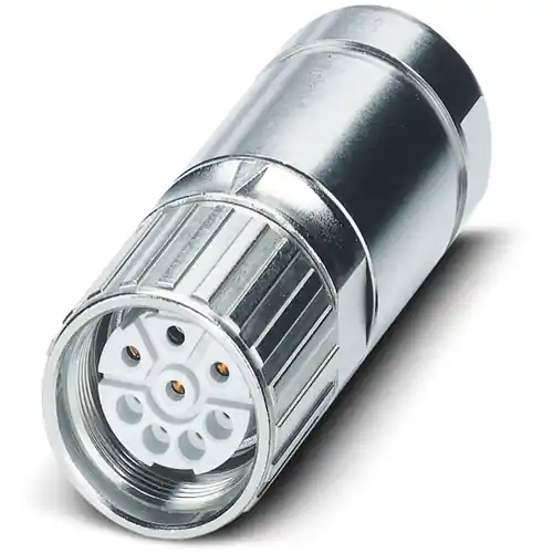 Kupplung, M23, 8-polig, Crimpanschluss, Schraubverriegelung, gerade, 1241941 Super-Preis