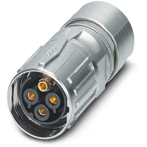 Kupplung, M17, 4-polig, Crimpanschluss, SPEEDCON-Verriegelung, gerade, 1243238 Versand Am Gleichen Tag