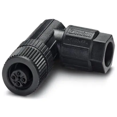 Preiswert Kupplung, M12, 5-polig, Push-in, Schraubverriegelung, abgewinkelt, 1424690