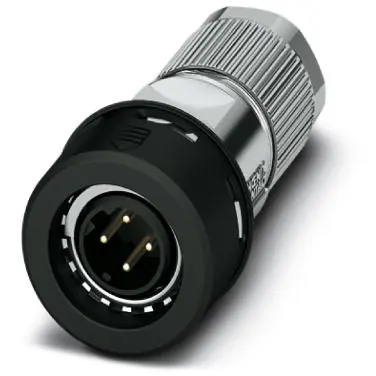 Stecker, M12, 4-polig, Crimpanschluss, Push-Pull, gerade, 1021830 Markenprodukt