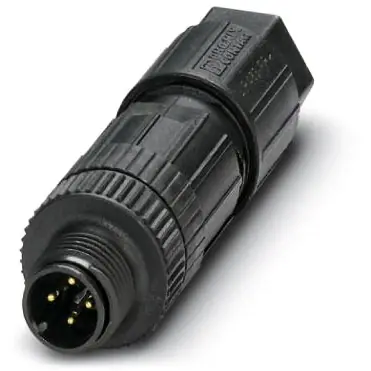 Stecker, M12, 4-polig, Push-in, Schraubverriegelung, gerade, 1424691 Top-Angebot