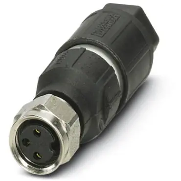 Neue Ware Kupplung, M8, 3-polig, Schneidklemmanschluss, Schraubverriegelung, gerade, 1426314