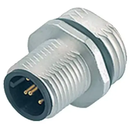 Finale Aktion Einbaustecker, M12, 5-polig, Lötanschluss, Schraubverriegelung, gerade, 86 0231 0002 00005