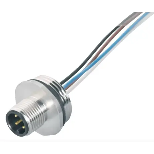 Garantierte Lieferung Einbaustecker, M12, 5-polig, Litzenanschluss, Schraubverriegelung, gerade, 76 0431 0111 00005 0200