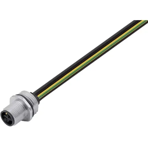 Einbaustecker, M12, 4-polig, Litzenanschluss, Schraubverriegelung, gerade, 09 0691 700 04 Bestpreis