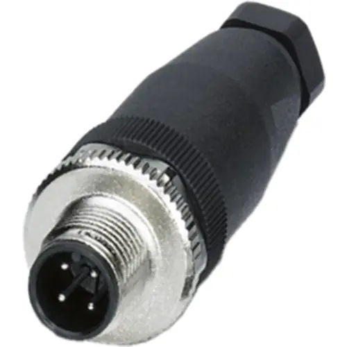 Stecker, M12, 4-polig, Schraubanschluss, Schraubverriegelung, gerade, 1662528 Preis Gesenkt