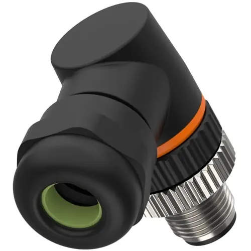 Billig Stecker, M12, 4-polig, Schraubanschluss, Schraubverriegelung, abgewinkelt, 381166333