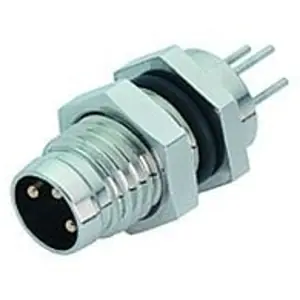 Kostenloser Versand Einbaustecker, M8, 4-polig, THT, Schraubverriegelung, gerade, 09 3391 81 04