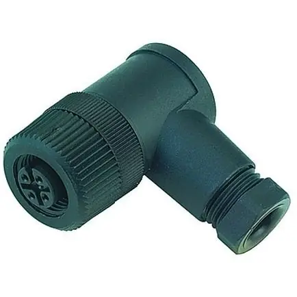 Bestseller Kupplung, M12, 5-polig, Schraubanschluss, Schraubverriegelung, abgewinkelt, 99 0436 00 05