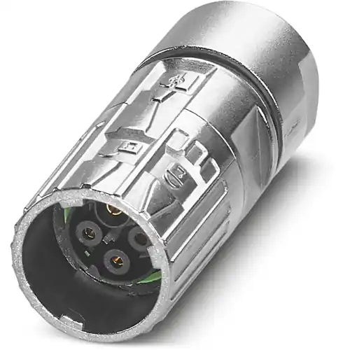 Kupplung, M17, 4-polig, Crimpanschluss, ONECLICK-Schnellverriegelung, gerade, 1069492 Preisknaller