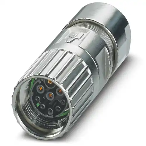 Bestseller Kupplung, M17, 9-polig, Crimpanschluss, Schraubverriegelung, gerade, 1629019