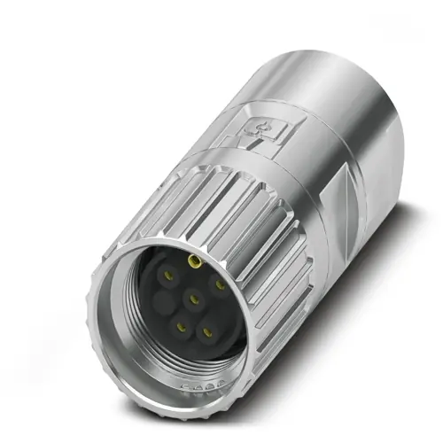 Kupplung, M17, 6-polig, Crimpanschluss, Schraubverriegelung, gerade, 1629037 Top-Preis