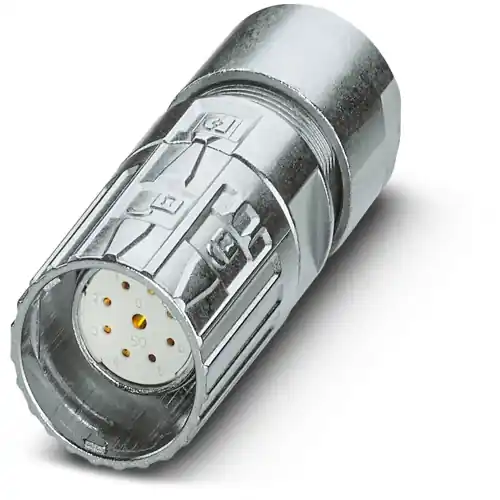 Kupplung, M23, 9-polig, Crimpanschluss, ONECLICK-Schnellverriegelung, gerade, 1629175 Sichere Zahlung