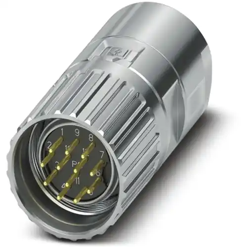 Stecker, M23, 12-polig, Lötanschluss, Schraubverriegelung, gerade, 1543926 Online Kaufen