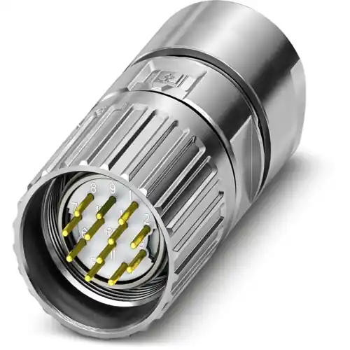 Stecker, M23, 12-polig, Lötanschluss, Schraubverriegelung, gerade, 1340694 Bestpreis