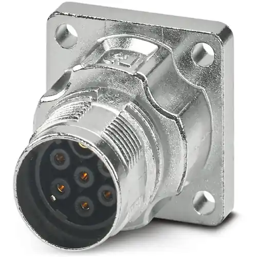 Preisreduziert Aufbaubuchse, M17, 7-polig, Crimpanschluss, Standard-/ONECLICK-Schnellverriegelung, gerade, 1628915