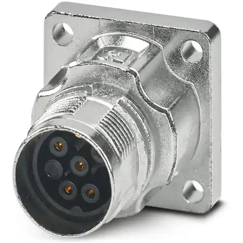 Preiswert Aufbaubuchse, M17, 6-polig, Crimpanschluss, Standard-/ONECLICK-Schnellverriegelung, gerade, 1628919