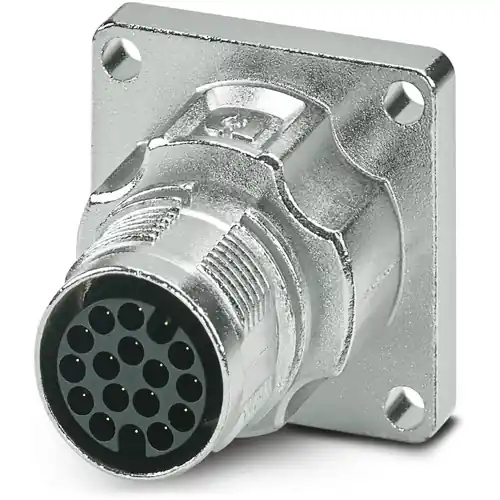 Aufbaustecker, M17, 17-polig, Crimpanschluss, Standard-/ONECLICK-Schnellverriegelung, gerade, 1628926 Preisreduziert