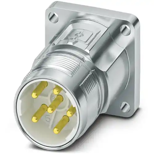 Aufbaustecker, M23, 6-polig, Crimpanschluss, Standard-/ONECLICK-Schnellverriegelung, gerade, 1628776 Preisknaller