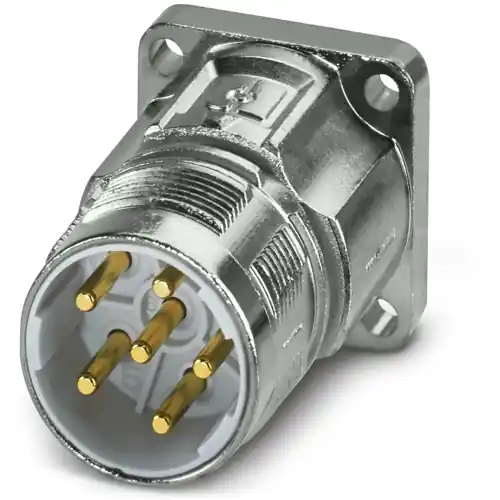 Sofort Bestellen Aufbaustecker, M23, 6-polig, Crimpanschluss, Standard-/ONECLICK-Schnellverriegelung, gerade, 1628778