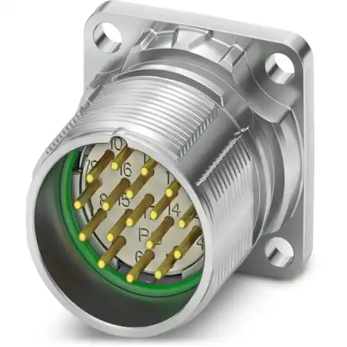 Aufbaustecker, M23, 17-polig, Lötanschluss, Standard-/ONECLICK-Schnellverriegelung, gerade, 1339334 Kostenloser Versand