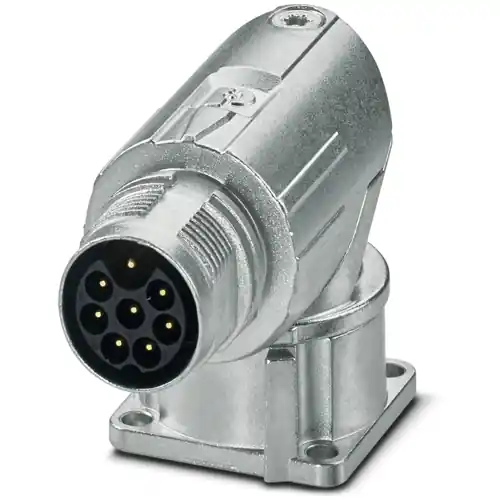 Aufbaustecker, M17, 8-polig, Crimpanschluss, Standard-/ONECLICK-Schnellverriegelung, abgewinkelt, 1628507 Rabatt