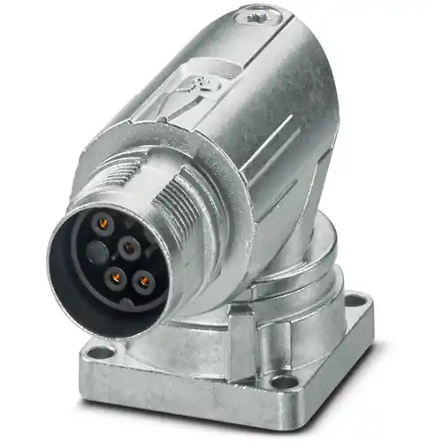 Finale Aktion Aufbaubuchse, M17, 6-polig, Crimpanschluss, Standard-/ONECLICK-Schnellverriegelung, abgewinkelt, 1628512