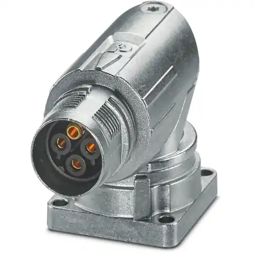 Aufbaubuchse, M17, 4-polig, Crimpanschluss, Standard-/ONECLICK-Schnellverriegelung, abgewinkelt, 1628516 Gratis Versand