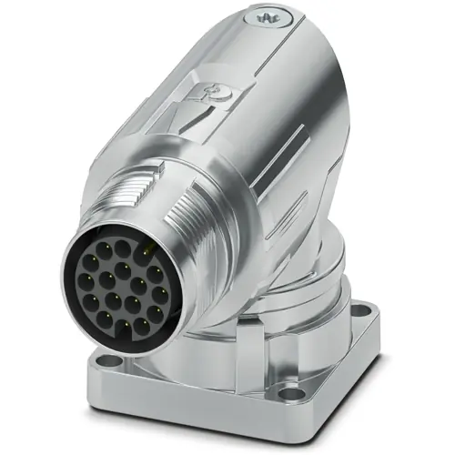 Versand Am Gleichen Tag Aufbaustecker, M17, 17-polig, Crimpanschluss, Standard-/ONECLICK-Schnellverriegelung, abgewinkelt, 1628521