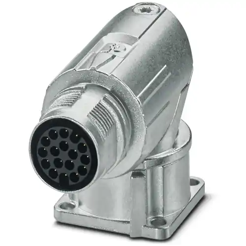 Aufbaustecker, M17, 17-polig, Crimpanschluss, Standard-/ONECLICK-Schnellverriegelung, abgewinkelt, 1628523 Sale