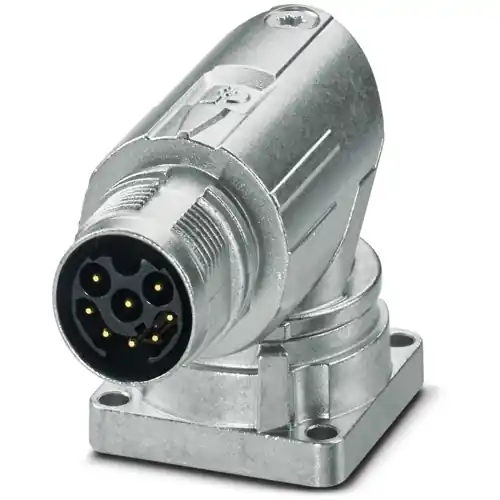 Nur Für Kurze Zeit Aufbaustecker, M17, 8-polig, Crimpanschluss, Standard-/ONECLICK-Schnellverriegelung, abgewinkelt, 1628525