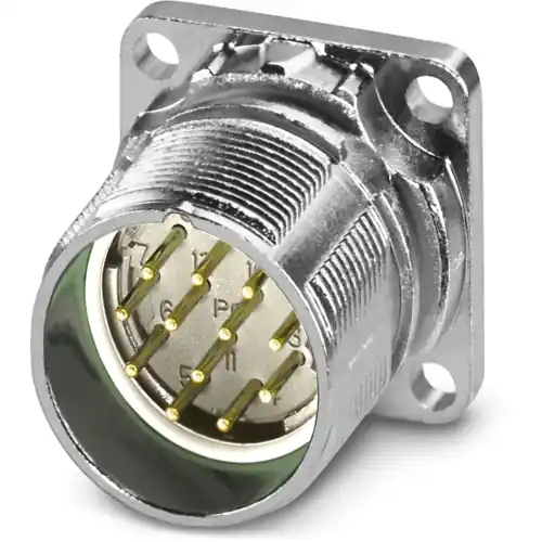 Finale Aktion Aufbaustecker, M23, 12-polig, Lötanschluss, Standard-/ONECLICK-Schnellverriegelung, gerade, 1339330