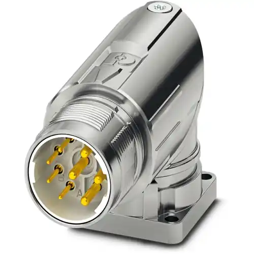 Sofort Bestellen Aufbaustecker, M23, 8-polig, Crimpanschluss, Standard-/ONECLICK-Schnellverriegelung, abgewinkelt, 1628486