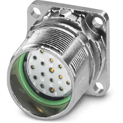 Kostenloser Rückversand Aufbaubuchse, M23, 19-polig, Lötanschluss, Standard-/ONECLICK-Schnellverriegelung, gerade, 1339341
