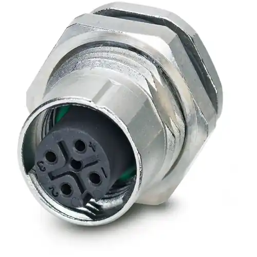 Einbaubuchse, M12, 4-polig, Lötstifte, SPEEDCON-Verriegelung, gerade, 1240051 Solange Der Vorrat Reicht