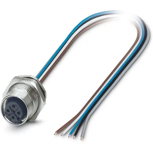 Meistverkauft Einbaubuchse, M12, 5-polig, Litzenanschluss, gerade, 1239277