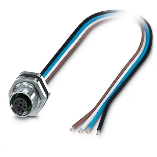 Einbaubuchse, M12, 5-polig, Litzenanschluss, gerade, 1238885 Solange Der Vorrat Reicht
