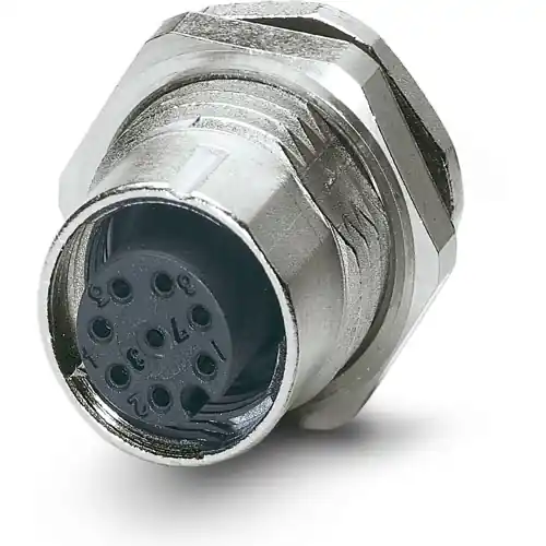 Direktkauf Einbaubuchse, M12, 8-polig, Lötanschluss, SPEEDCON-Verriegelung, gerade, 1239740