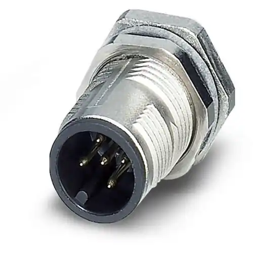 Einbaustecker, M12, 5-polig, Lötstifte, SPEEDCON-Verriegelung, gerade, 1240021 Preisreduziert