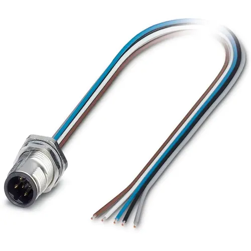 Einbaustecker, M12, 5-polig, Litzenanschluss, SPEEDCON-Verriegelung, gerade, 1240001 Must-Have