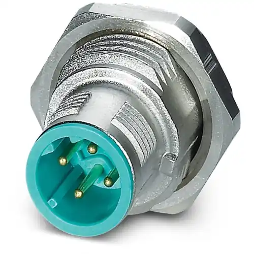 Einbaustecker, M12, 4-polig, Lötanschluss, SPEEDCON-Verriegelung, gerade, 1239816 Must-Have