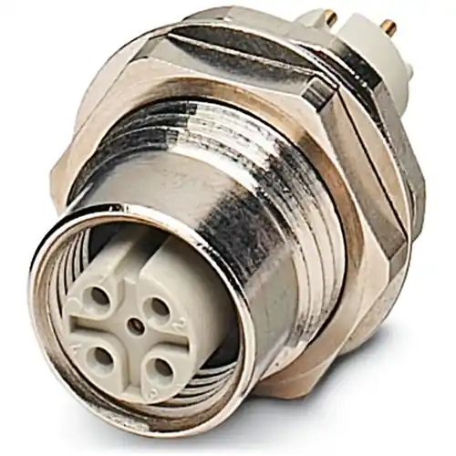 Einbaubuchse, M12, 5-polig, Lötanschluss, gerade, 1239900 Rabatt