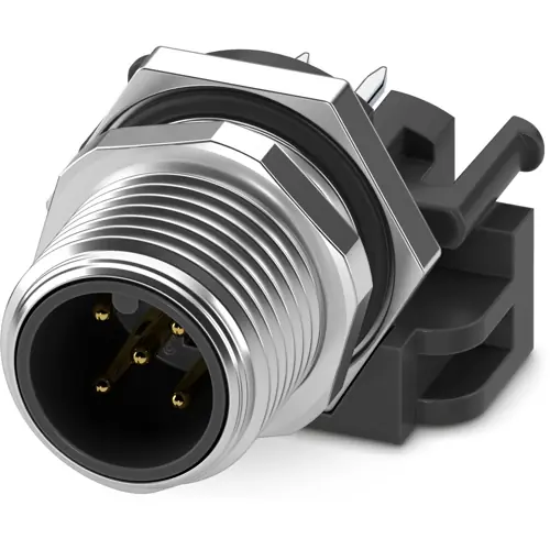 Einbaustecker, M12, 5-polig, Lötstifte, gerade, 1396611 Top-Angebot