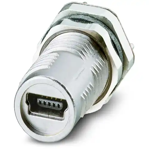 Einbaubuchse, M12, 4-polig, Lötstifte, SPEEDCON-Verriegelung, gerade, 1239709 Sofort Bestellen